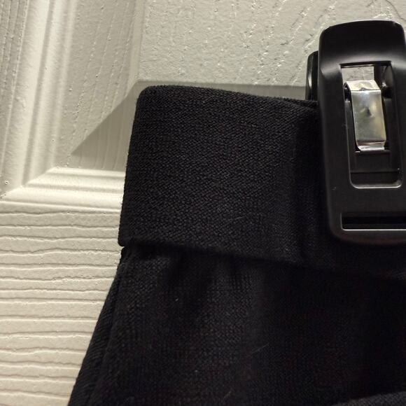 Eileen Fisher Womens Pants Sz S Black Washable Stretch Crepe Pockets Ankle - Picture 6 of 9